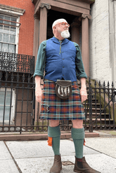 uthentic tartan kilt for men – Royal Stewart pattern